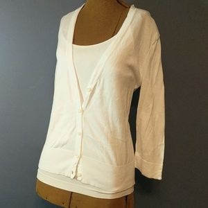 ⭐Ann Taylor LOFT Pima cotton Cardigan